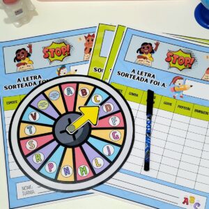 Jogo Pedagógico: Stop das Palavras